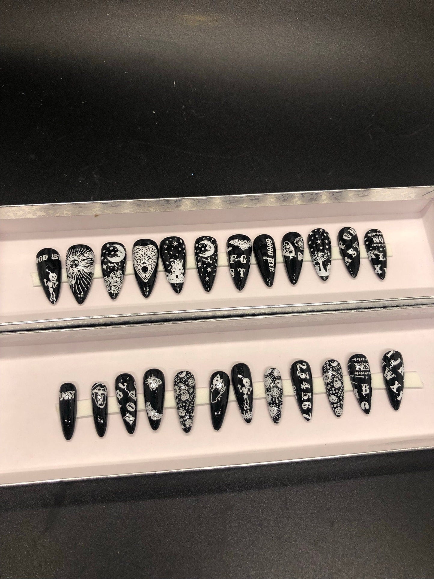 Ouija Board press on nails